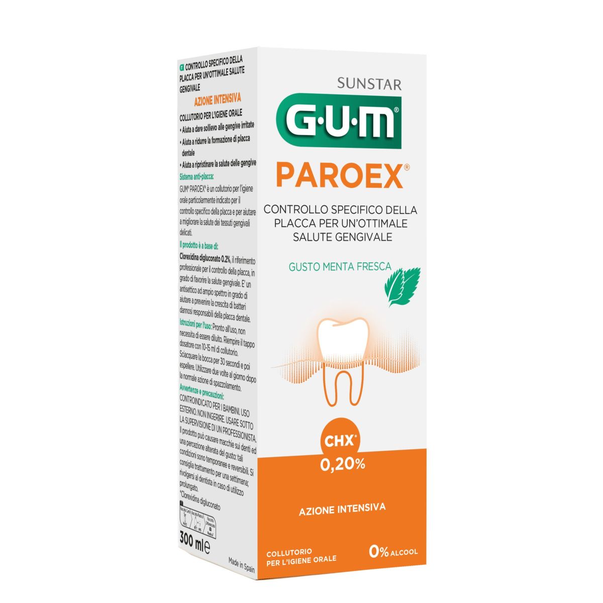 GUM SUUVESI PAROEX 0,2% KLOORHEKSIDIINIGA 300ML - Product Image