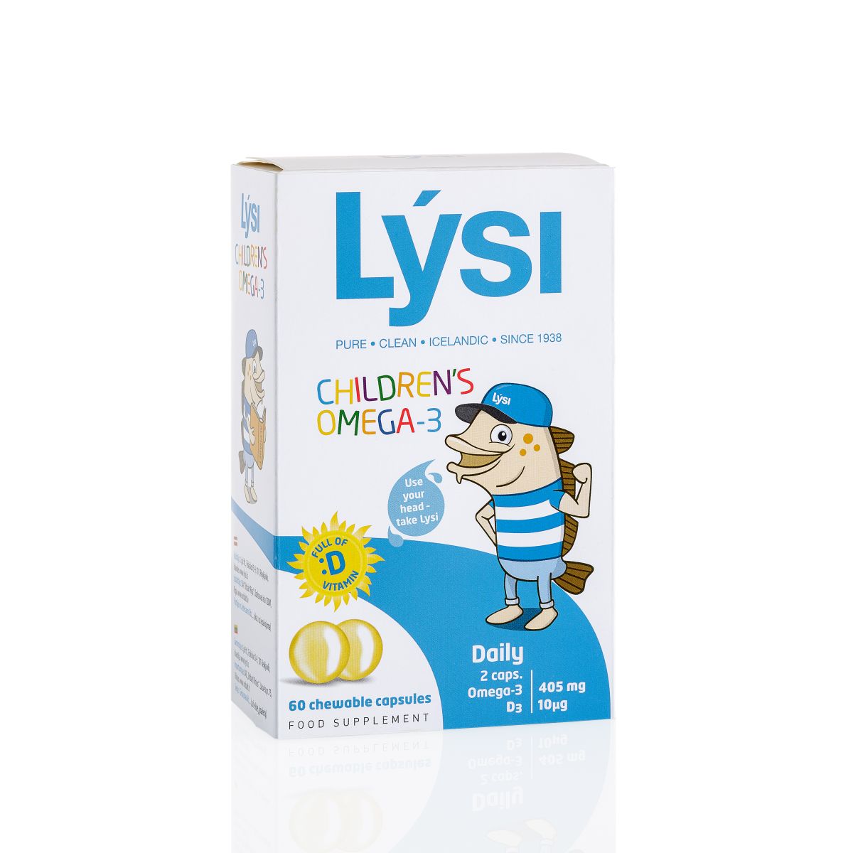 LYSI OMEGA-3 CHILDREN`S NÄRIMISKAPSLID N60 - Product Image