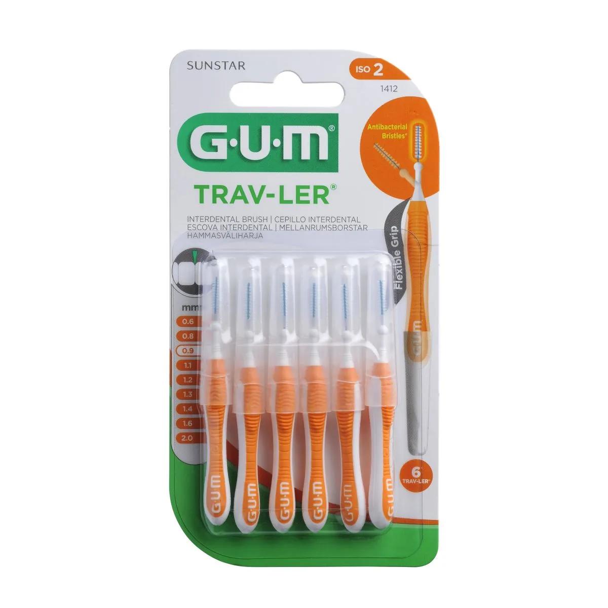 GUM HAMBAVAHEHARI TRAV-LER SILINDER 0,9MM N6 - Product Image