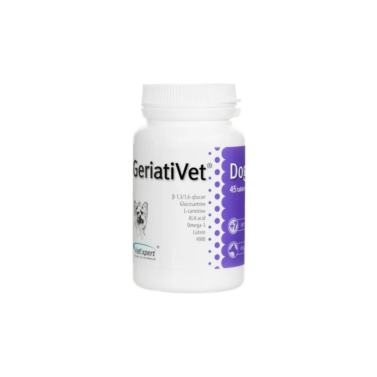 VetExpert Geriativet täiendsööt vanemale koerale, väike tõug, N45 - Product Image