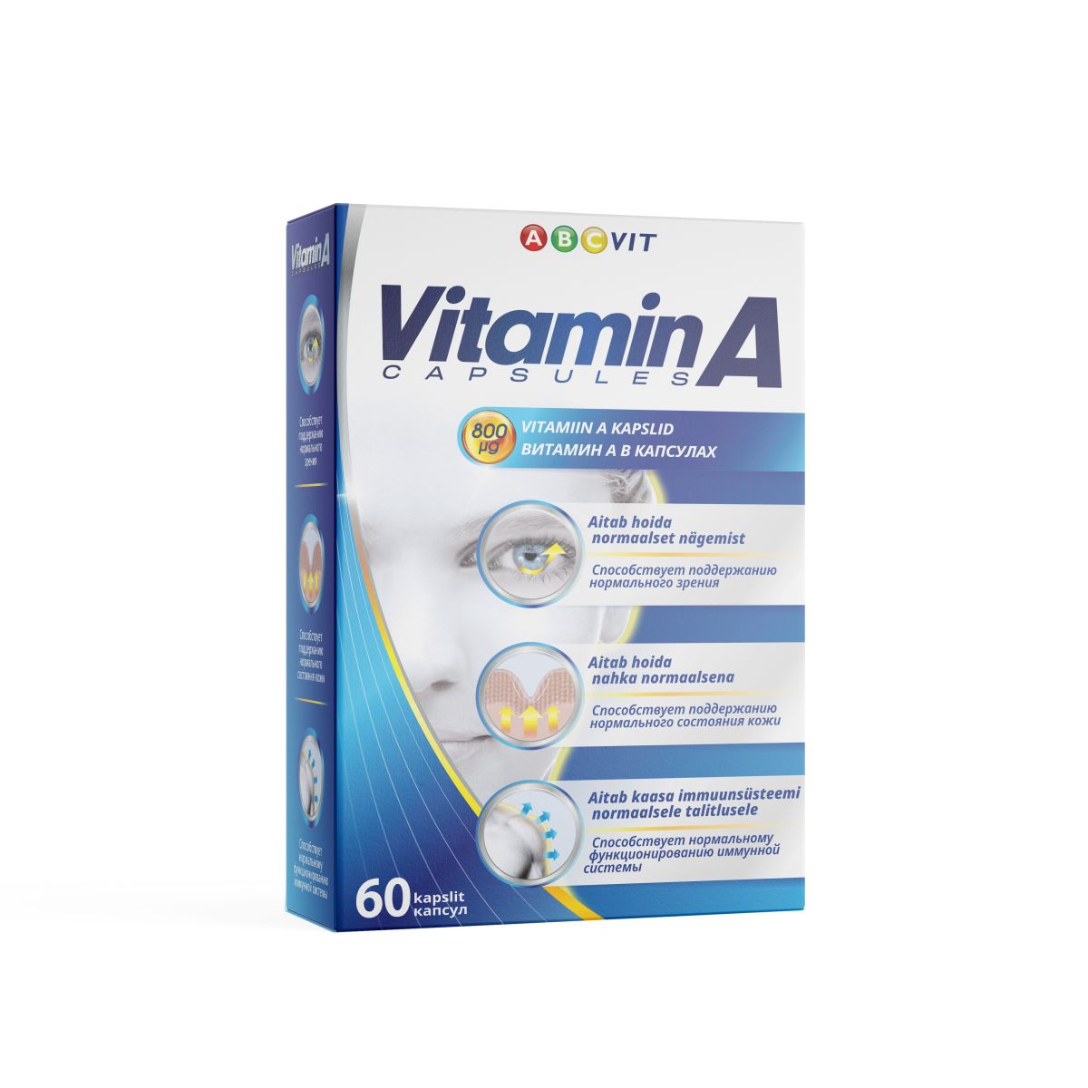 VITAMIIN A CAPS ABC VIT N60 - Product Image