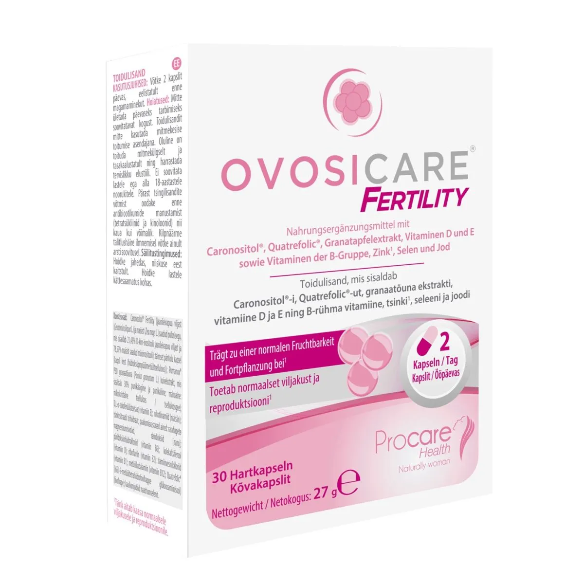 OVOSICARE FERTILITY KAPSLID N30 - Product Image