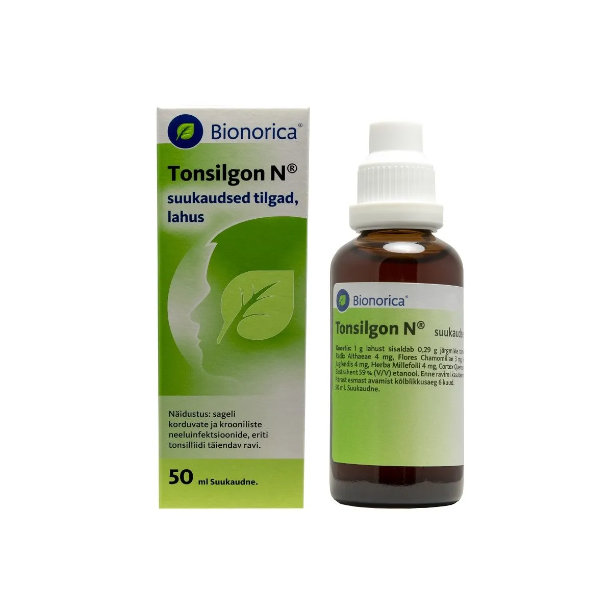 TONSILGON N SUUKAUDSED TILGAD 50ML - Product Image
