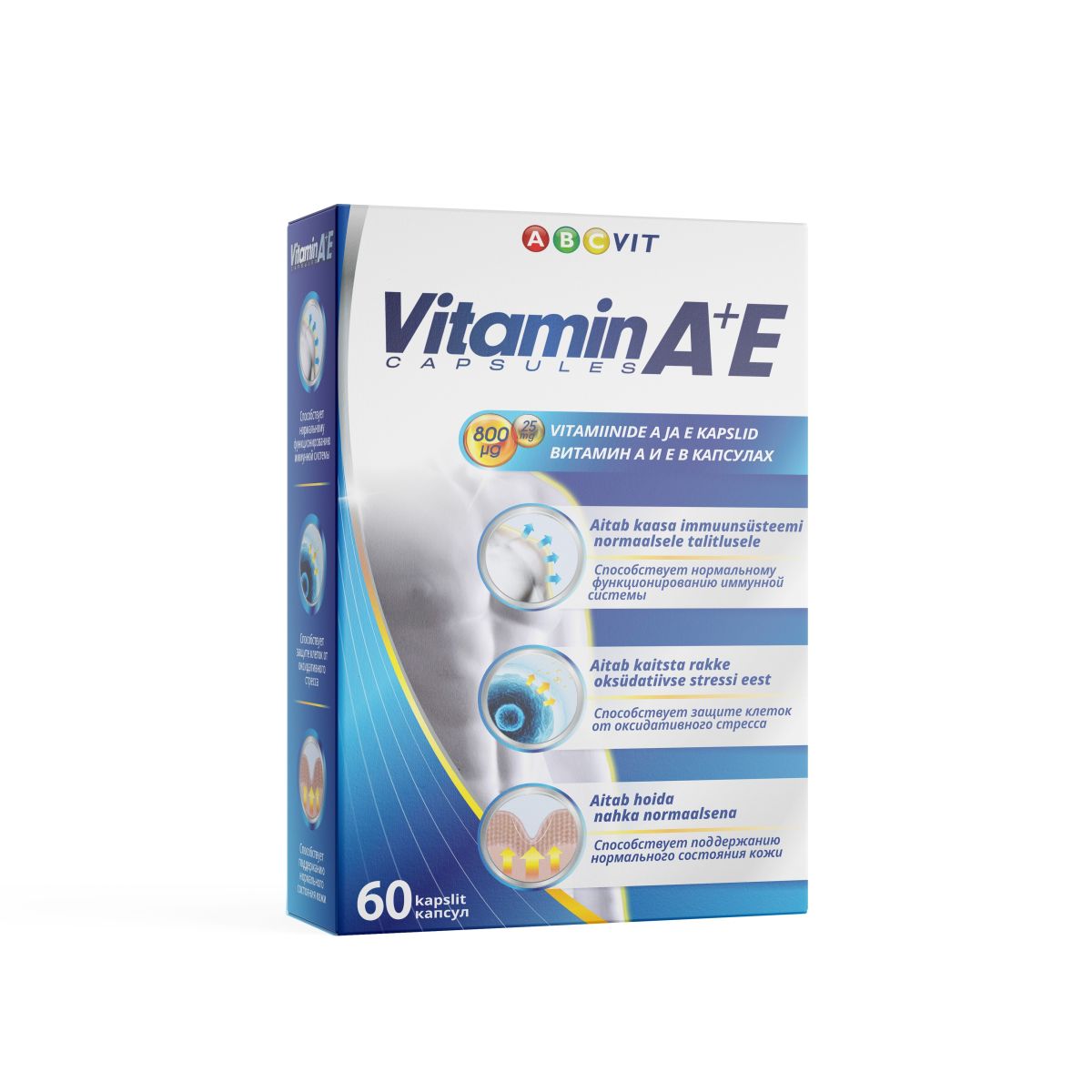 VITAMIIN A+E CAPS ABC VIT N60 - Product Image
