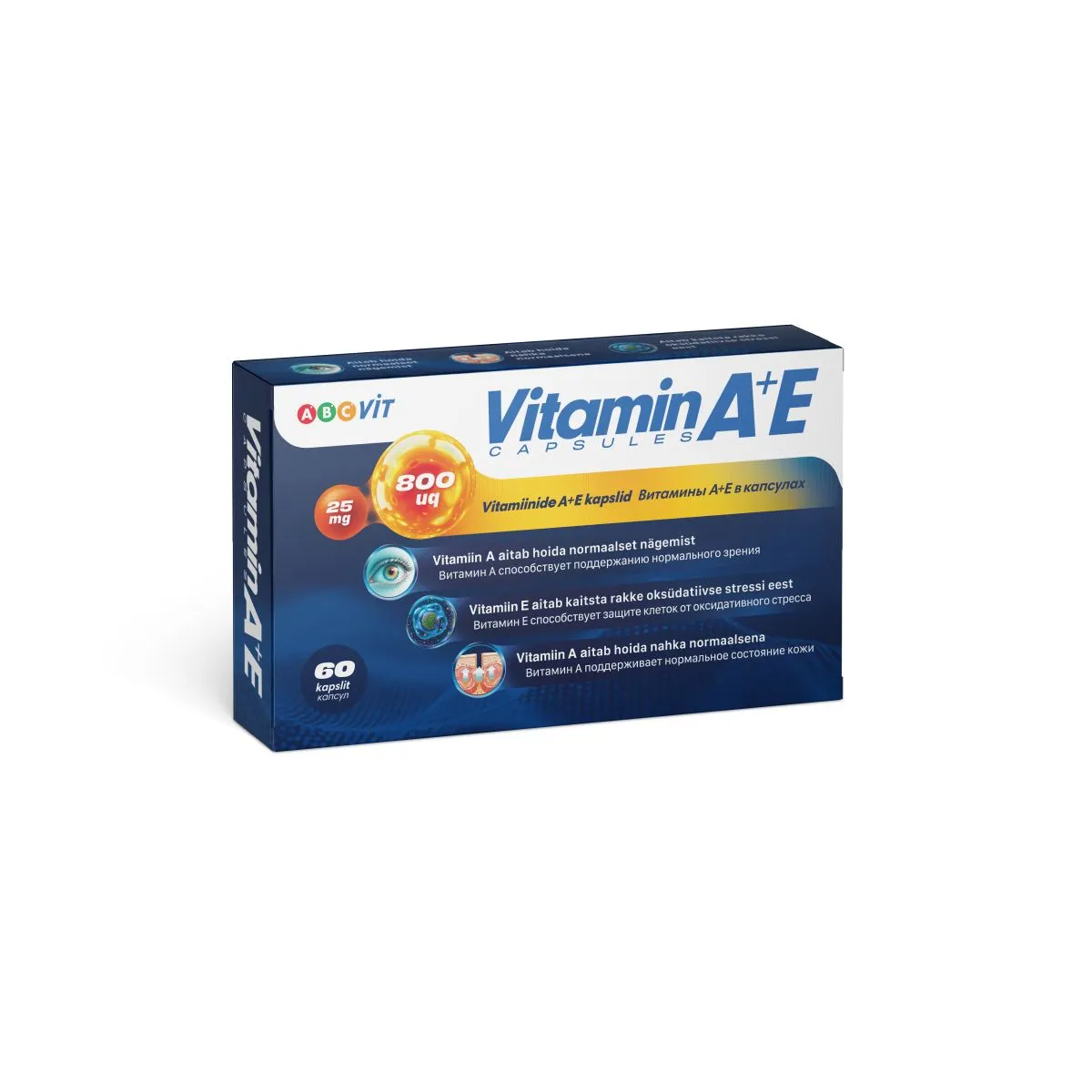 VITAMIIN A+E CAPS ABC VIT N60 - Product Image