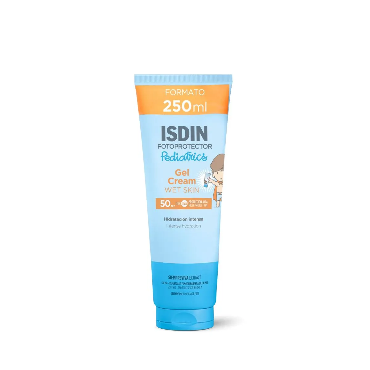 ISDIN SUN PÄIKESEKAITSEGEEL-KREEM LASTELE SPF50 250ML - Product Image