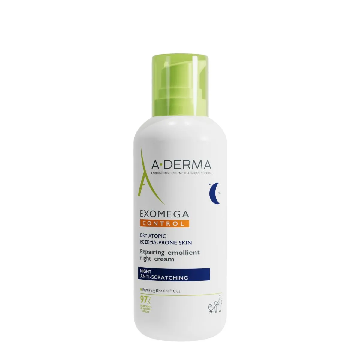 A-DERMA EXOMEGA CONTROL KREEM SÜGELUSE LEEVENDAMISEKS 400ML - Product Image