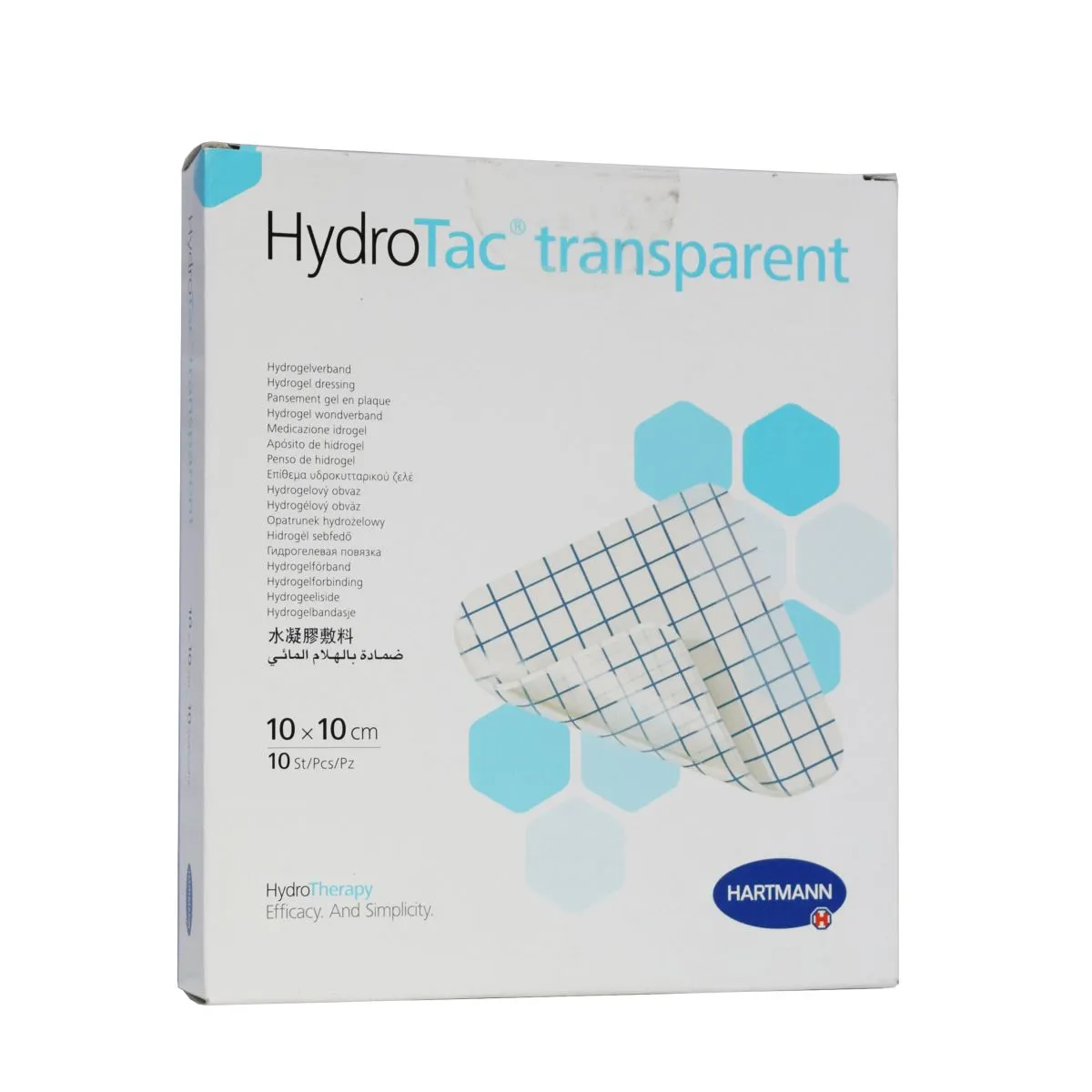 HYDROTAC TRANSPARENT HAAVASIDE 10X10CM N10 - Product Image