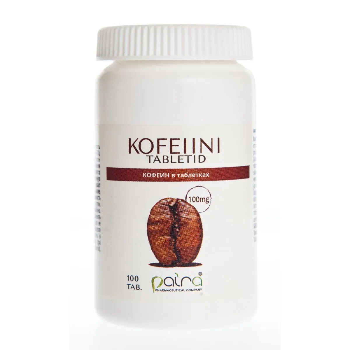 KOFEIINI TABLETID 100MG N100 - Product Image