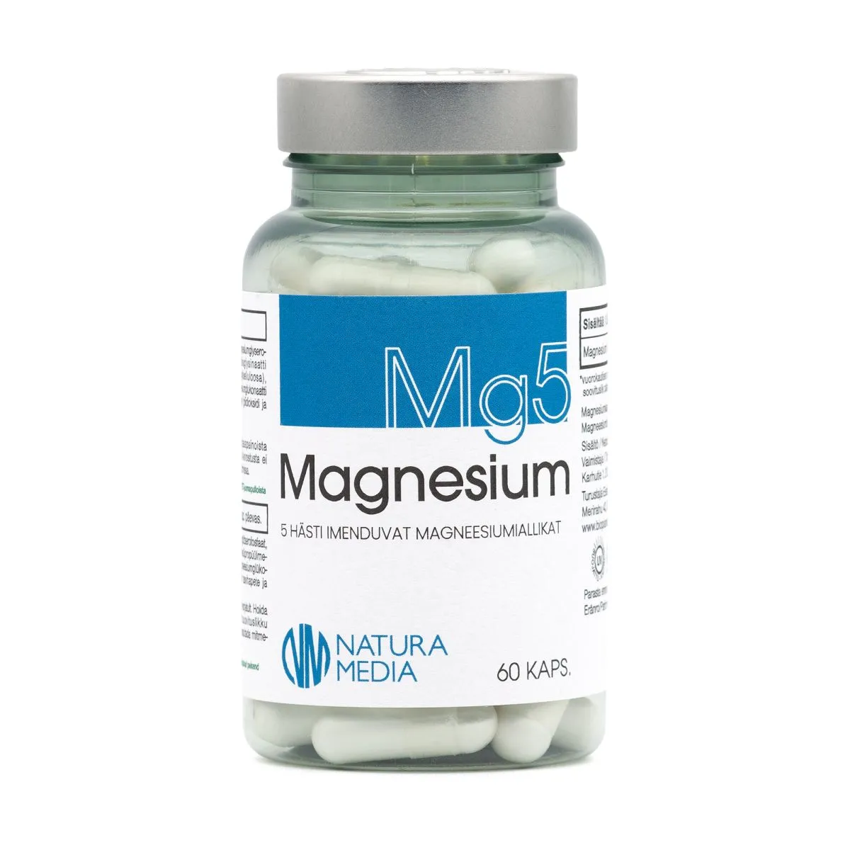 MAGNEESIUM 5 KAPSLID N60 - Product Image