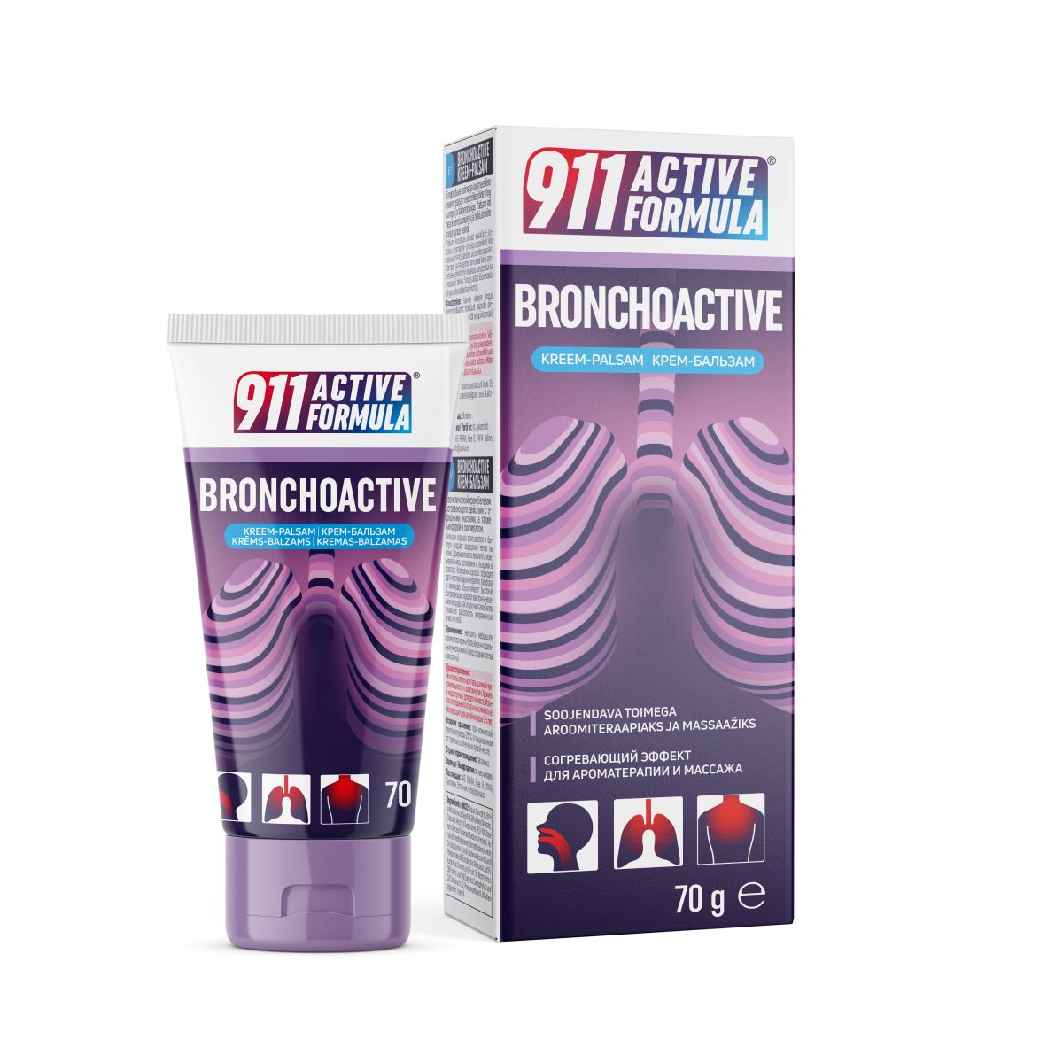 911 BRONCHOACTIVE KREEM-PALSAM 70G - Product Image