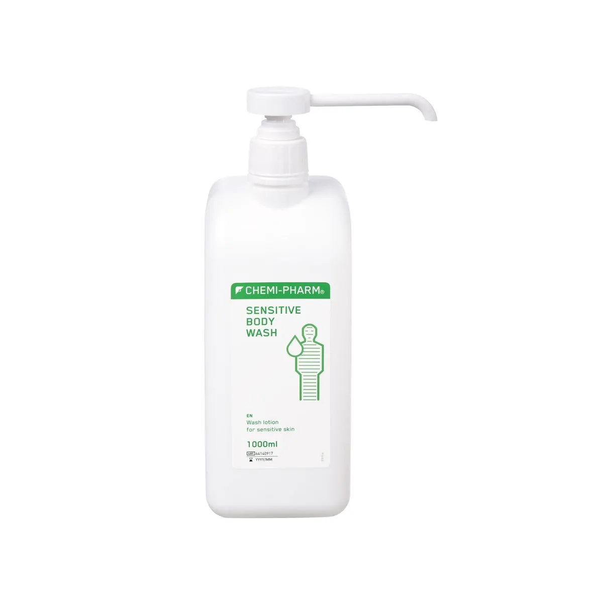 CHEMIPHARM SENSITIVE BODY WASH 1L (PUMP) - Product Image