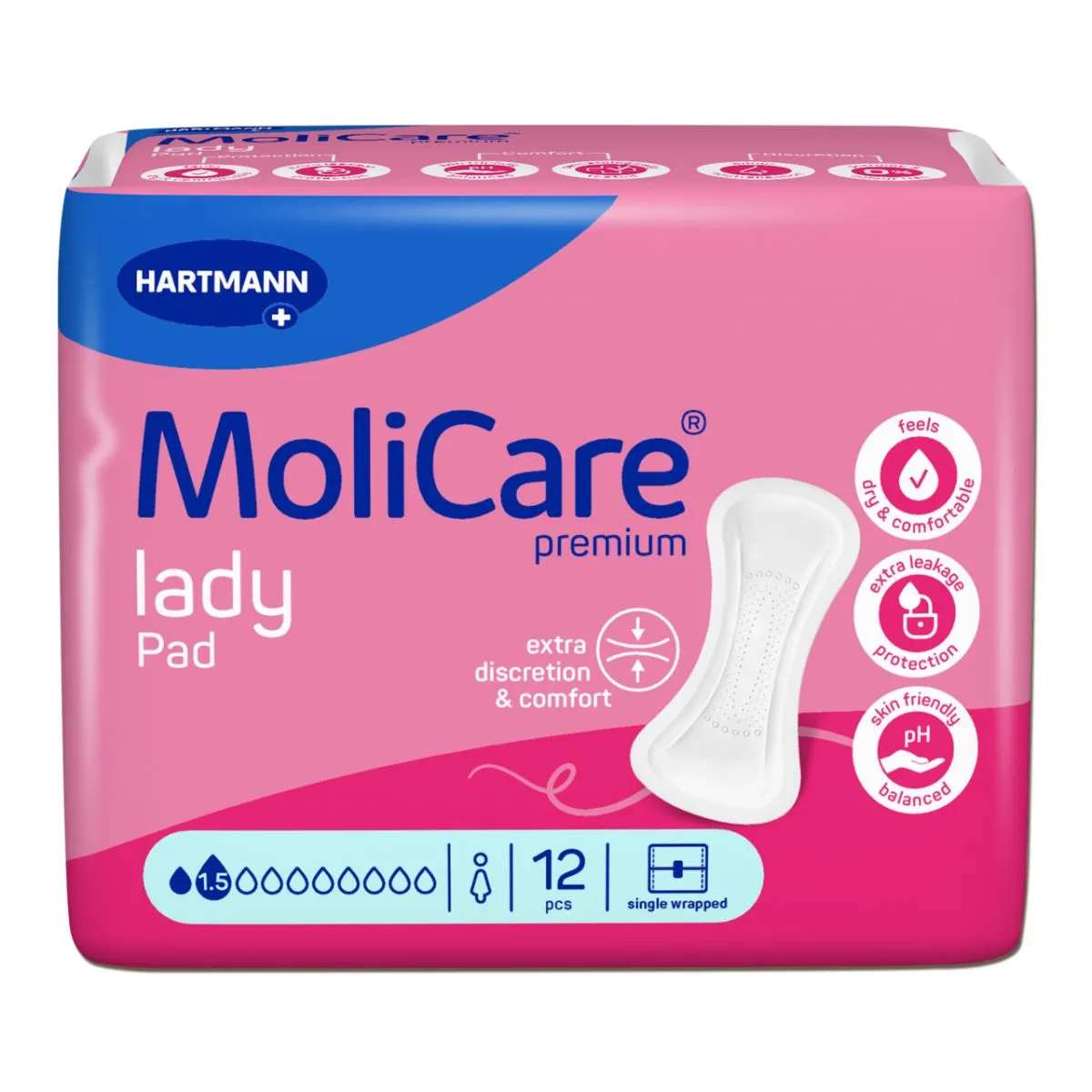 MOLICARE PAD LADY 1,5 TILKA N12 - Product Image