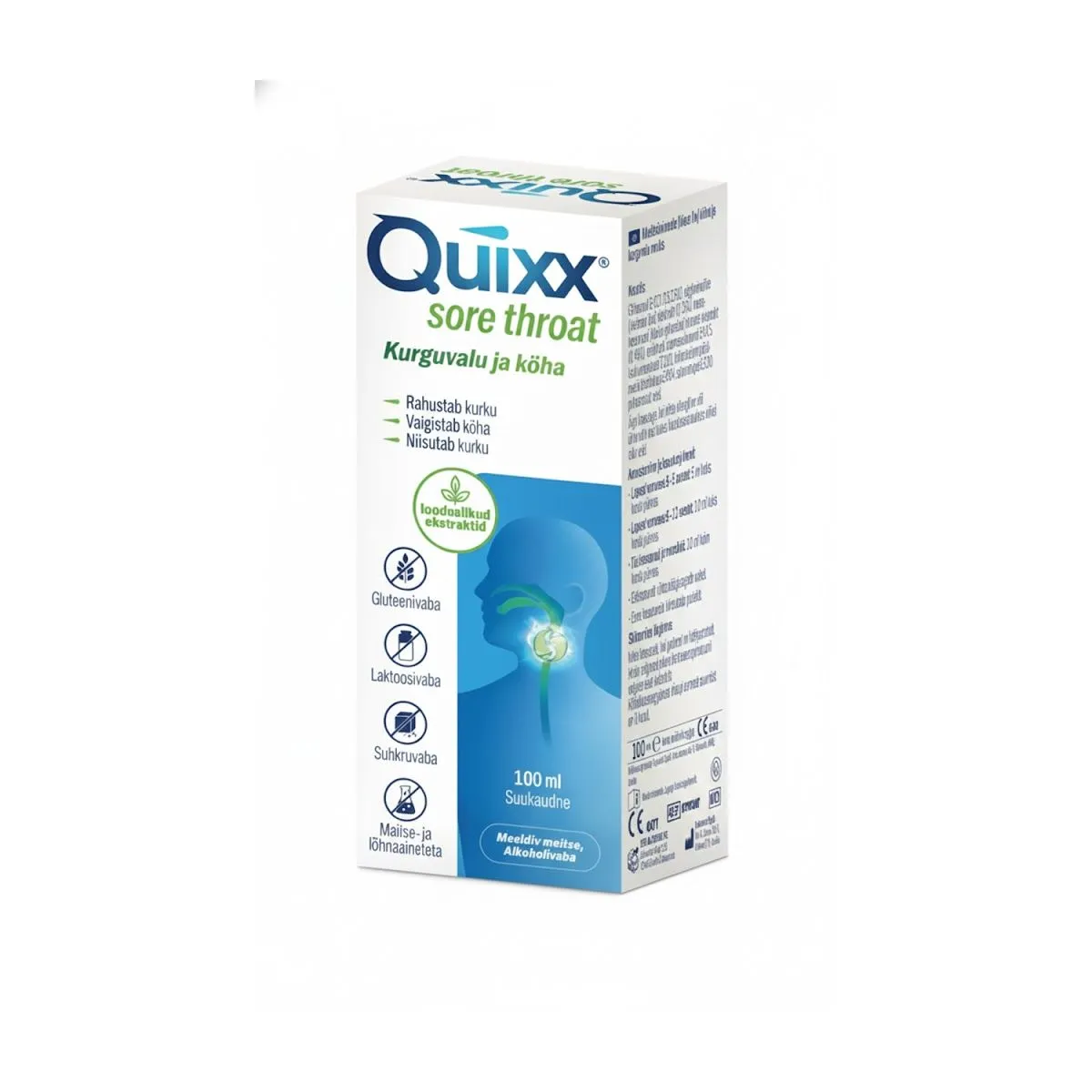 QUIXX SORE THROAT 100ML - Product Image