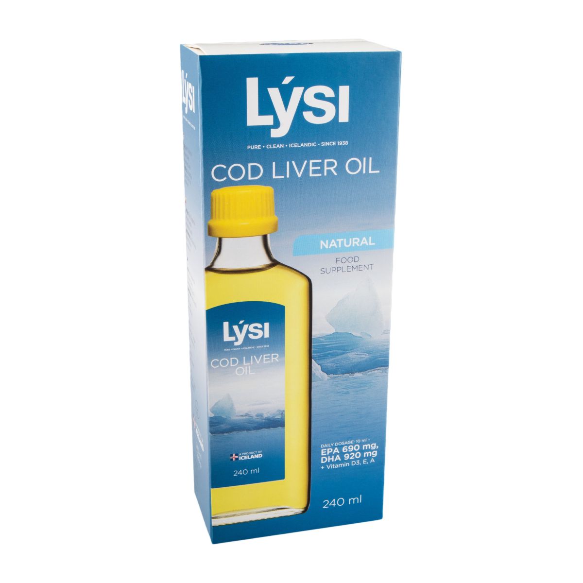 LYSI OMEGA-3 KALAMAKSAÕLI 240ML - Product Image
