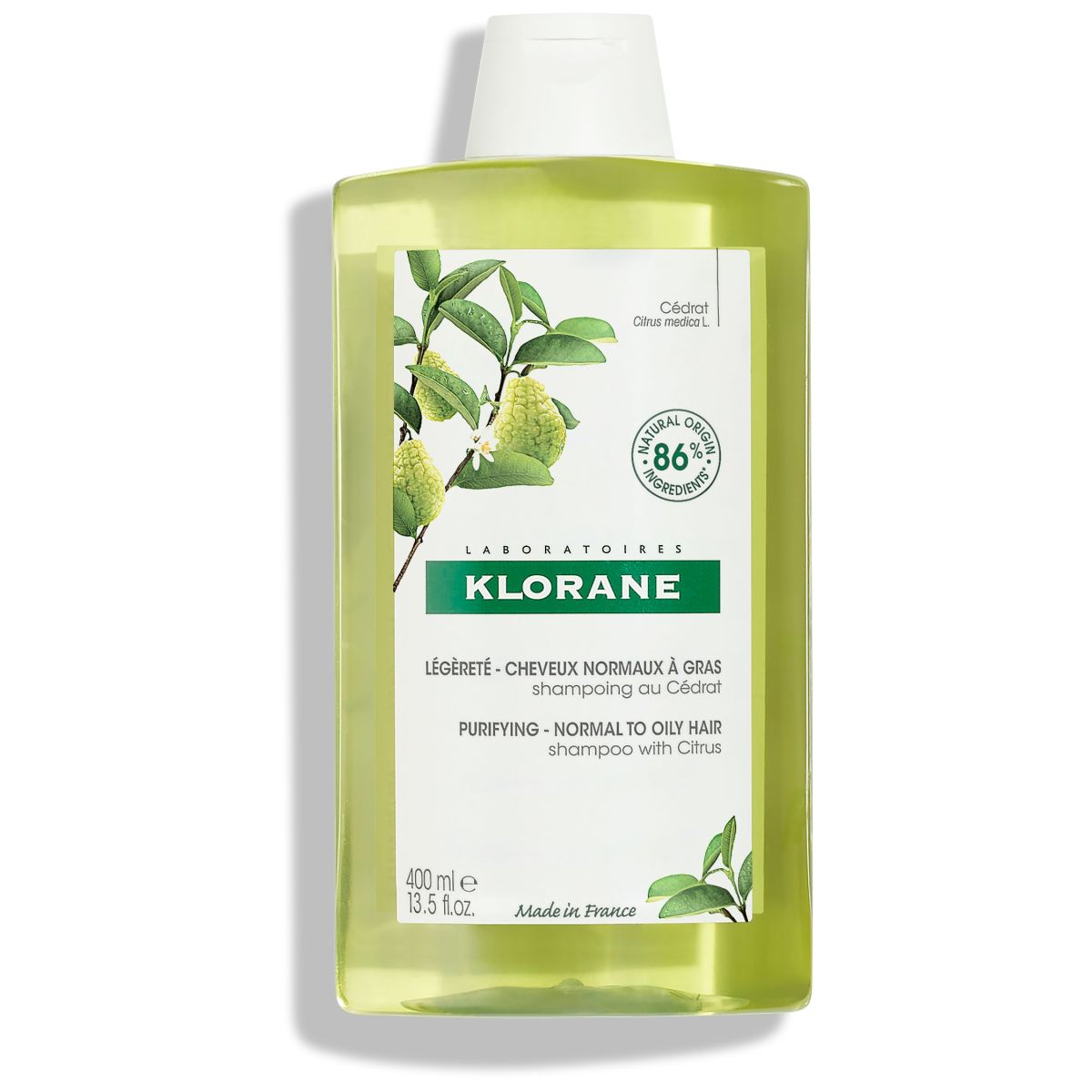 KLORANE SHAMPOON SIDRUNIEKSTRAKTIGA 400ML - Product Image