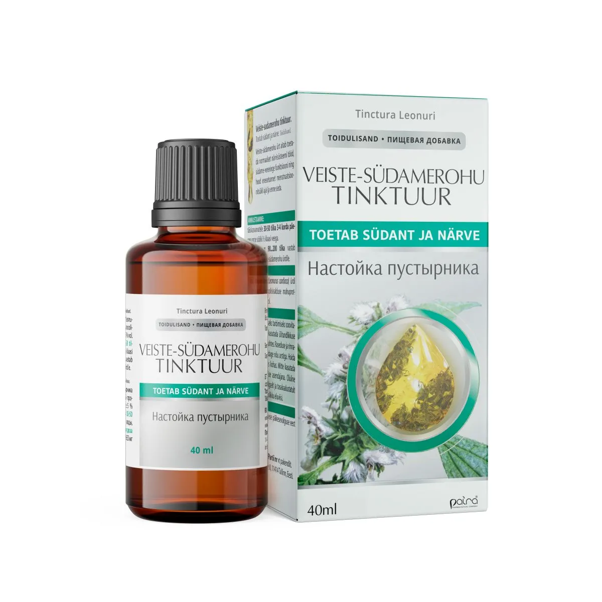 PAIRA VEISTE-SÜDAMEROHU TINKTUUR 40ML - Product Image