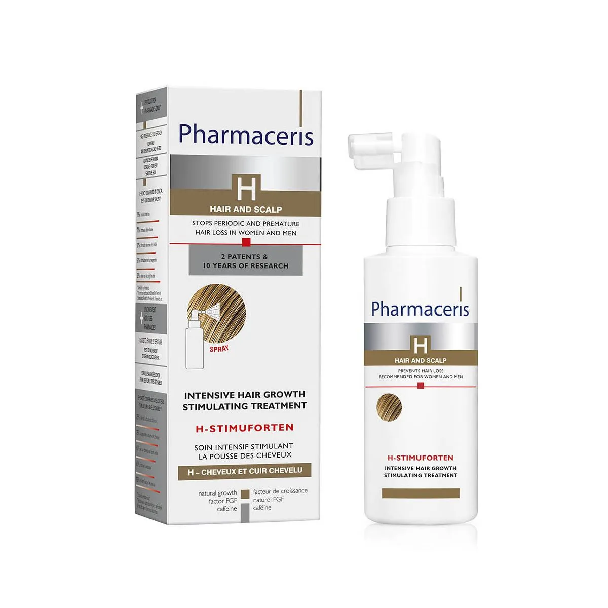 PHARMACERIS H STIMUFORTEN SPREI JUUKSEKASVU STIMUL. 125ML - Product Image