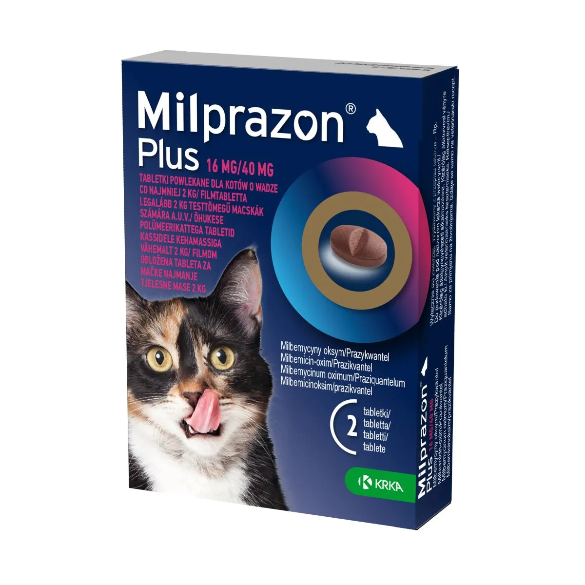MILPRAZON PLUS KATTEGA TBL 16+40MG N2 (KASS) - Product Image