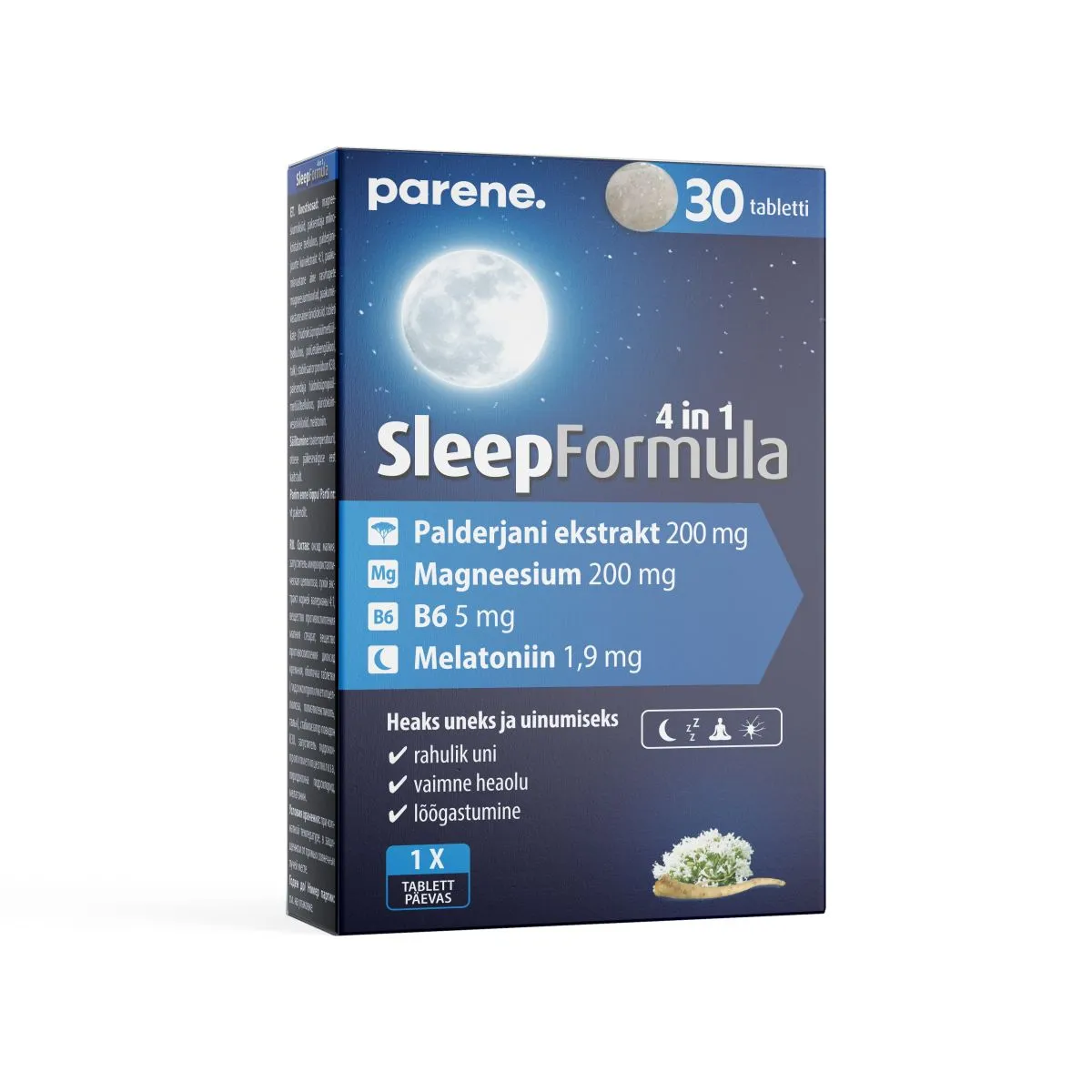 PARENE SLEEP FORMULA TABLETID N30 - Product Image
