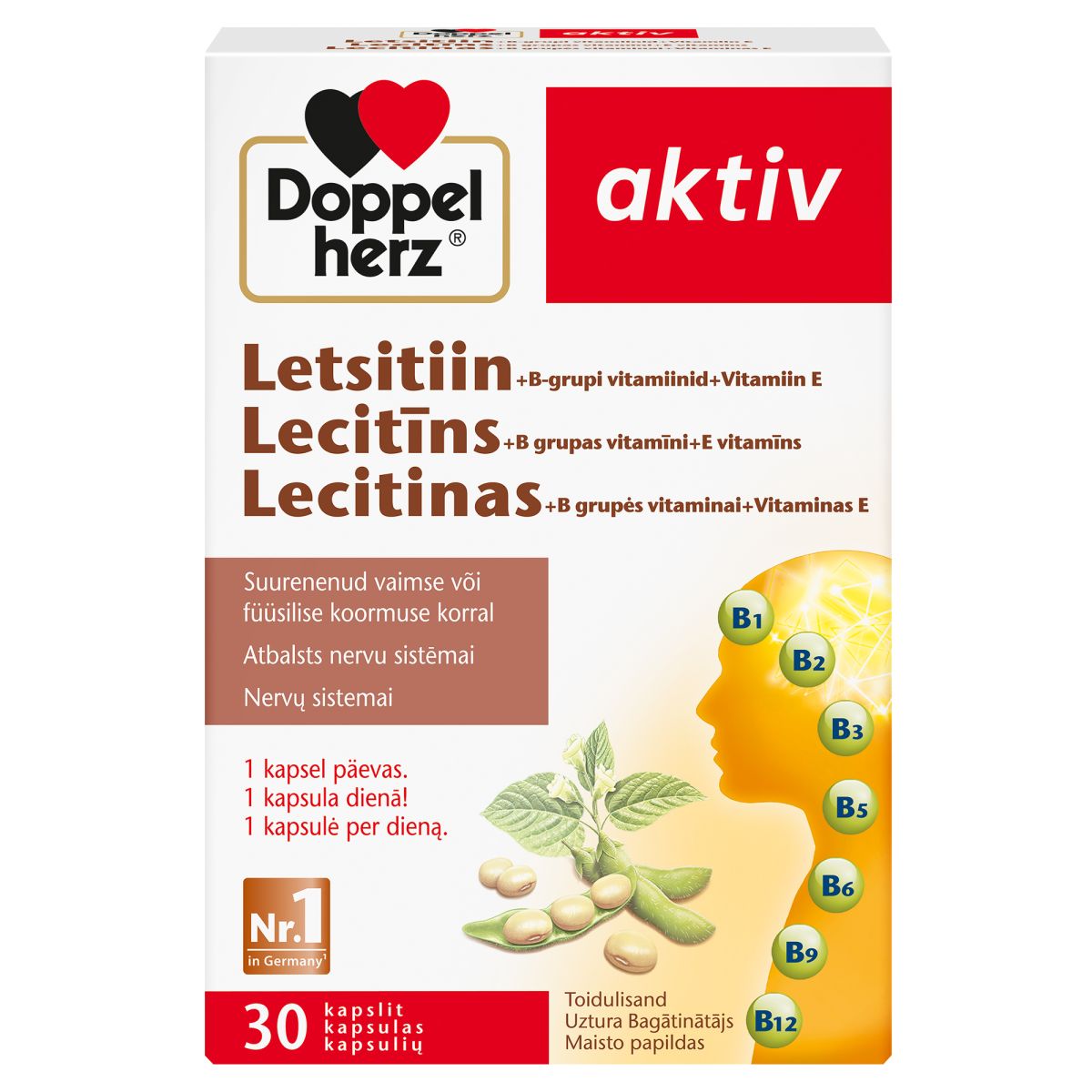DOPPELHERZ AKTIV LETSITIIN CAPS N30 - Product Image