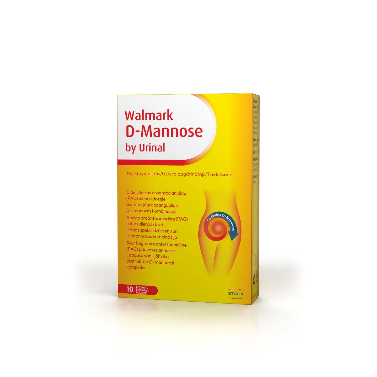 URINAL WALMARK D-MANNOSE TBL N10 - Product Image