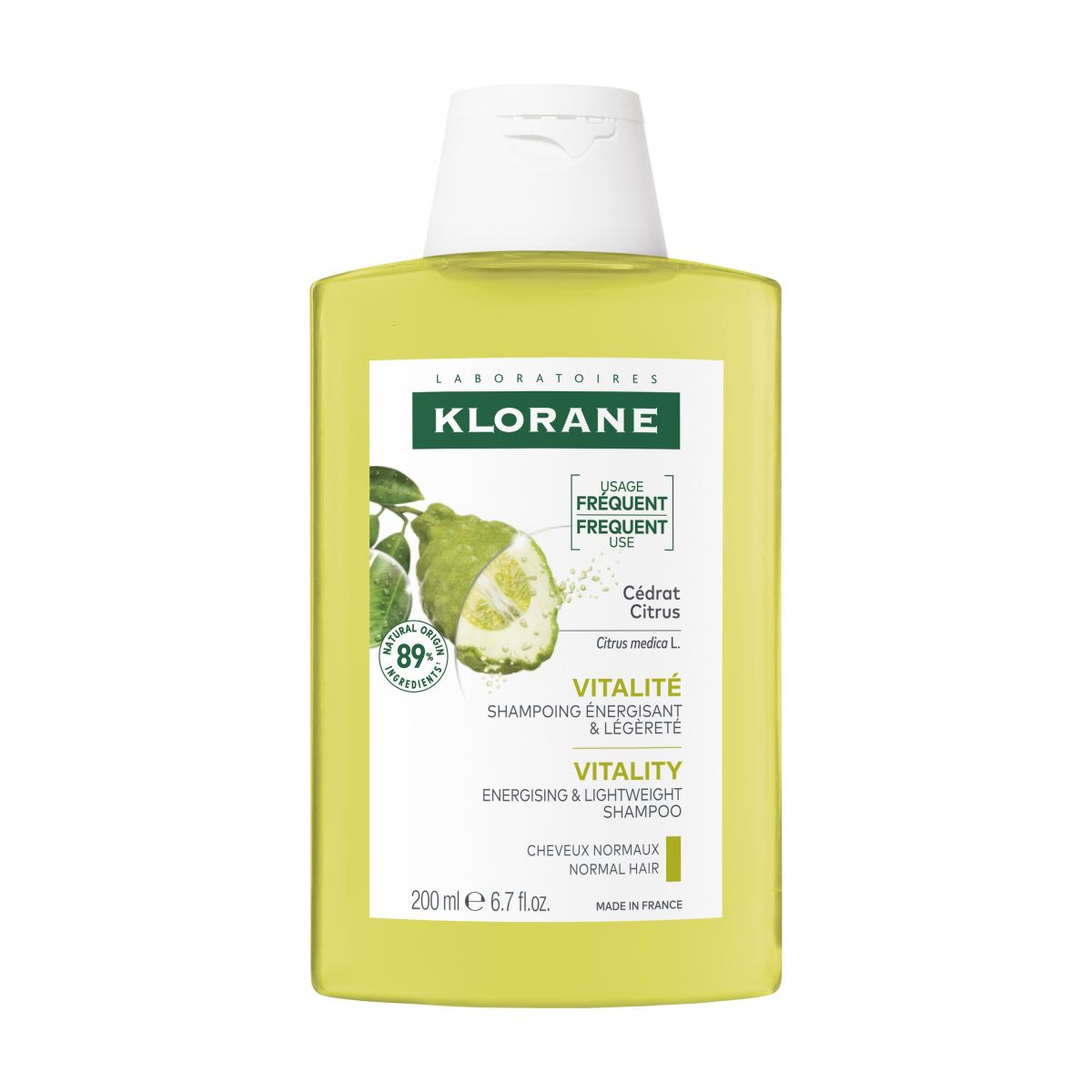KLORANE SHAMPOON SIDRUNIEKSTRAKTIGA 200ML - Product Image