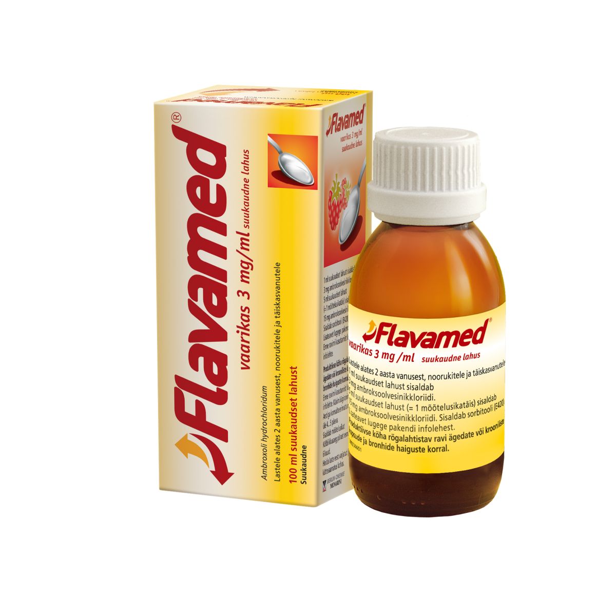 FLAVAMED VAARIKAS SUUKAUDNE LAHUS 3MG/ML 100ML - Product Image