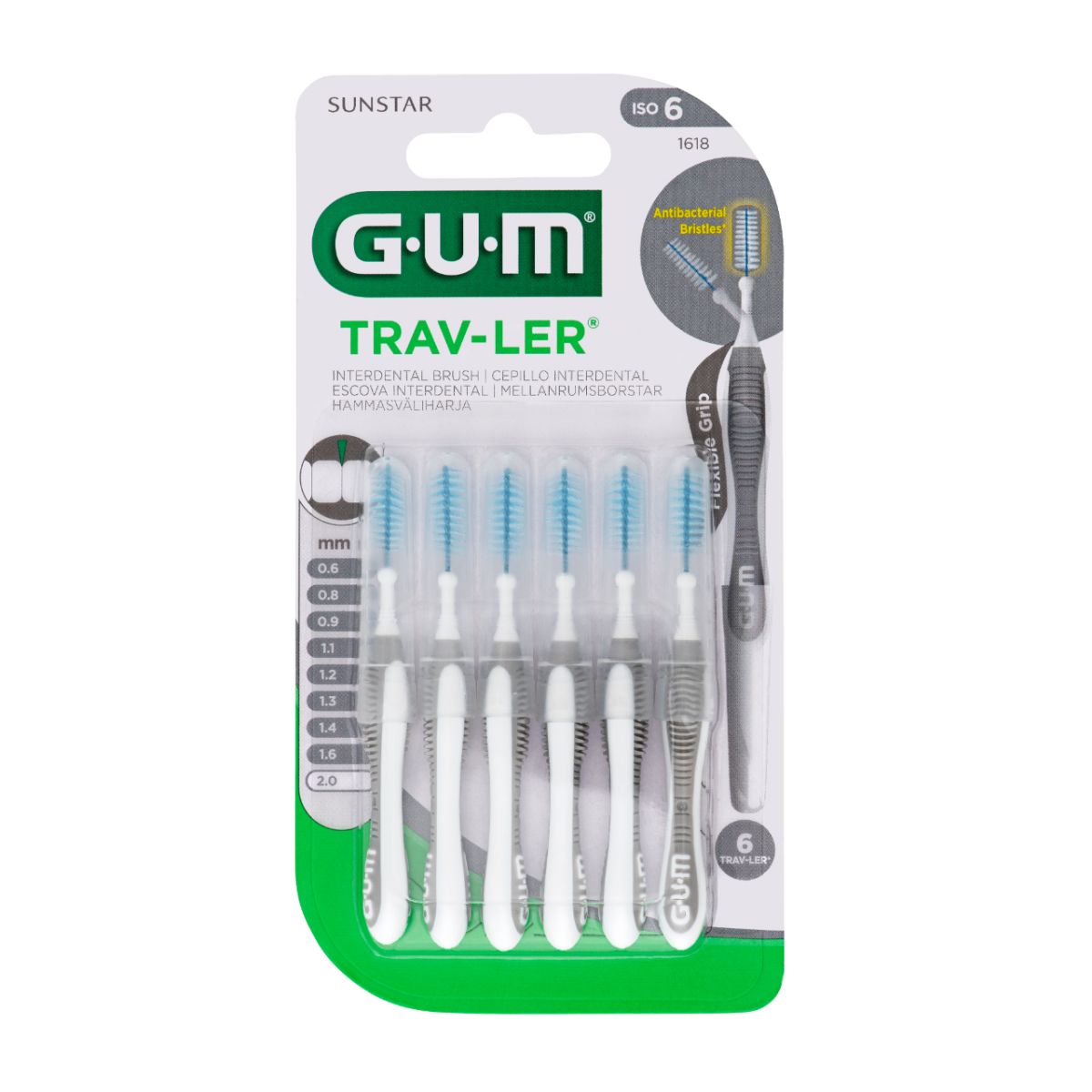 GUM HAMBAVAHEHARI TRAV-LER SILINDER 2,0MM N6 - Product Image