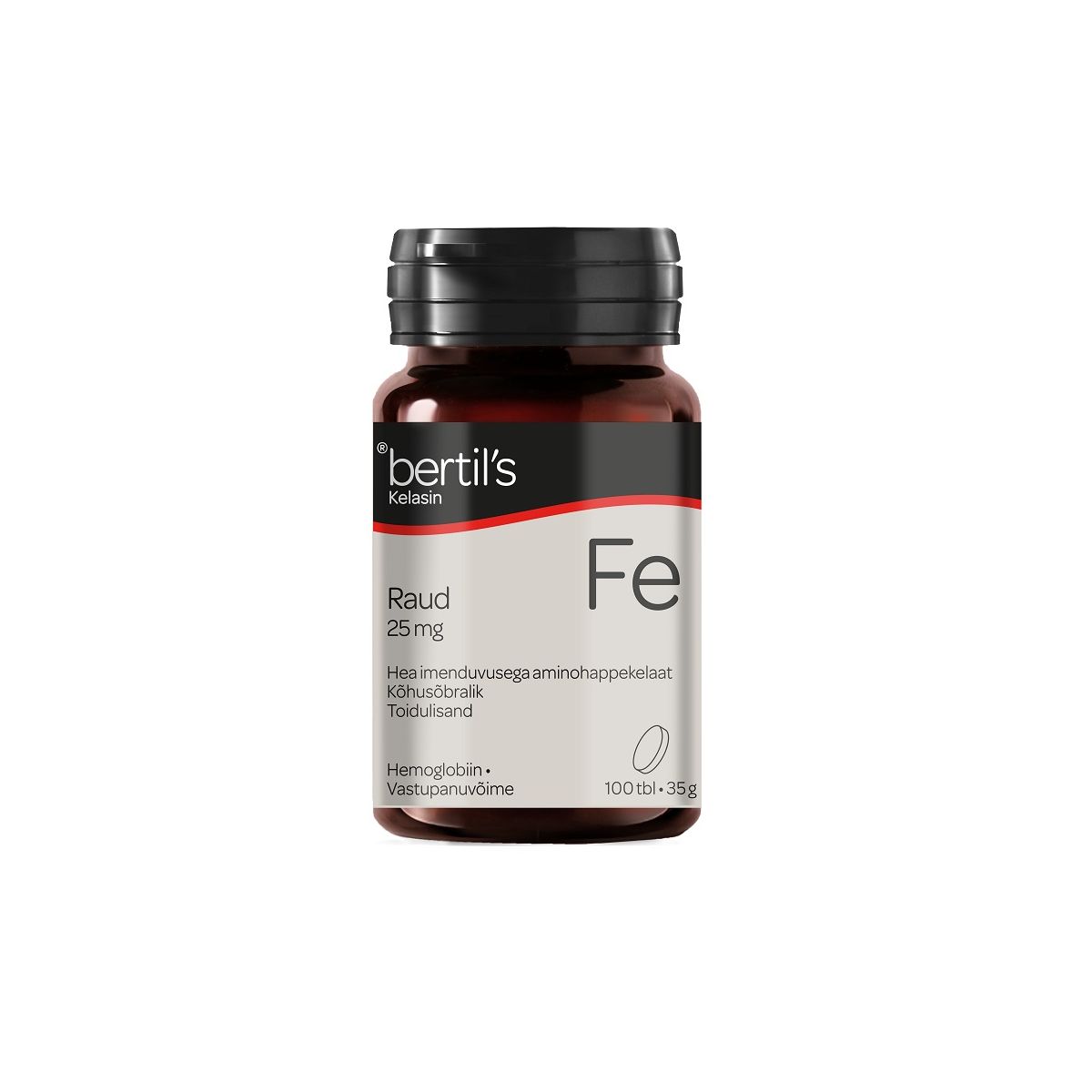 BERTILS RAUD TBL 25MG N100 - Product Image