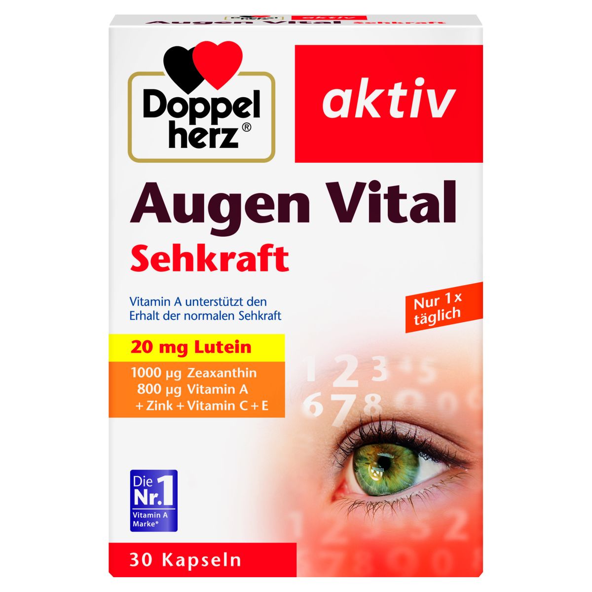 DOPPELHERZ AKTIV AUGEN VITAL KAPSLID  N30 - Product Image