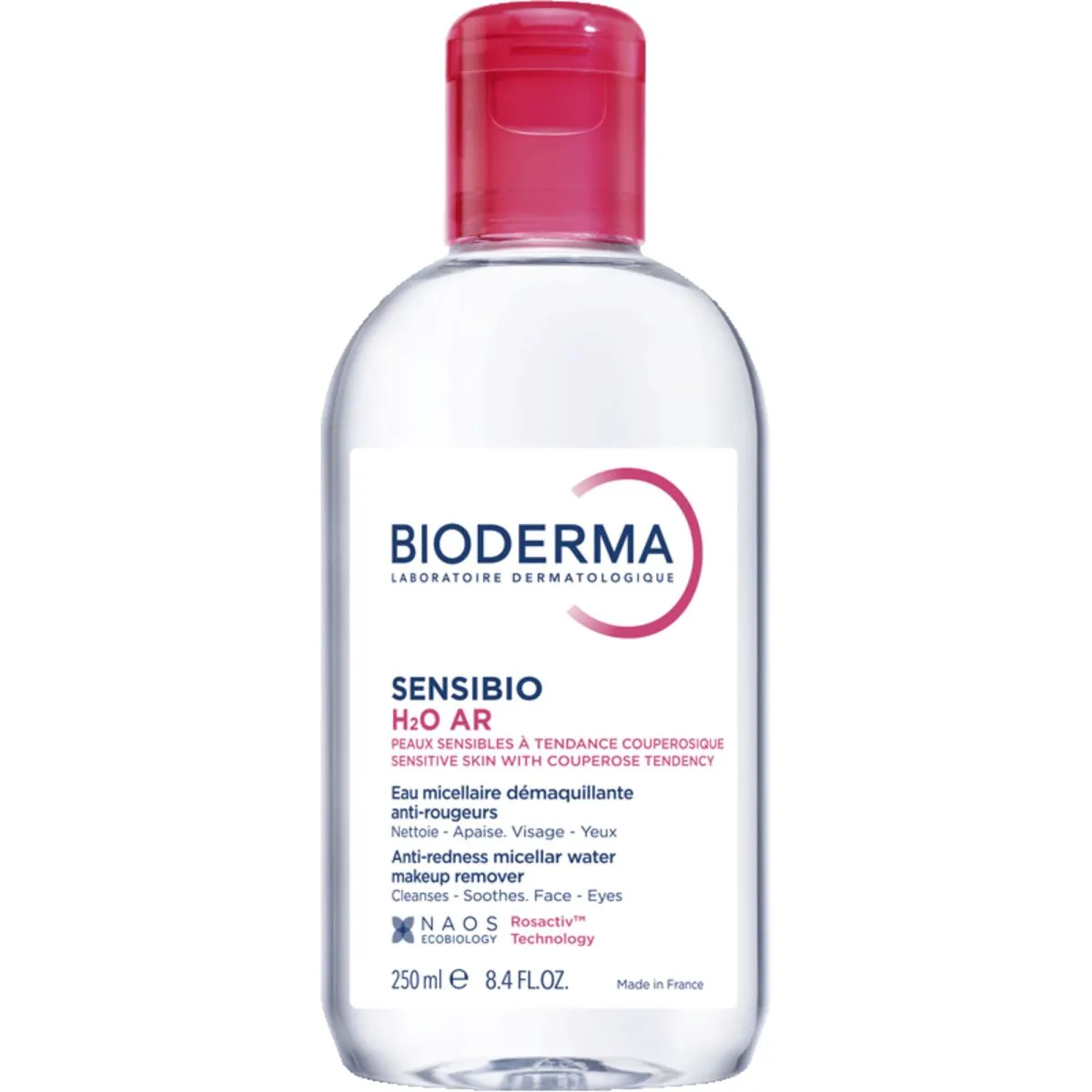 BIODERMA SENSIBIO H2O AR MITSELLAARVESI PUNETAV NAHK 250ML - Product Image