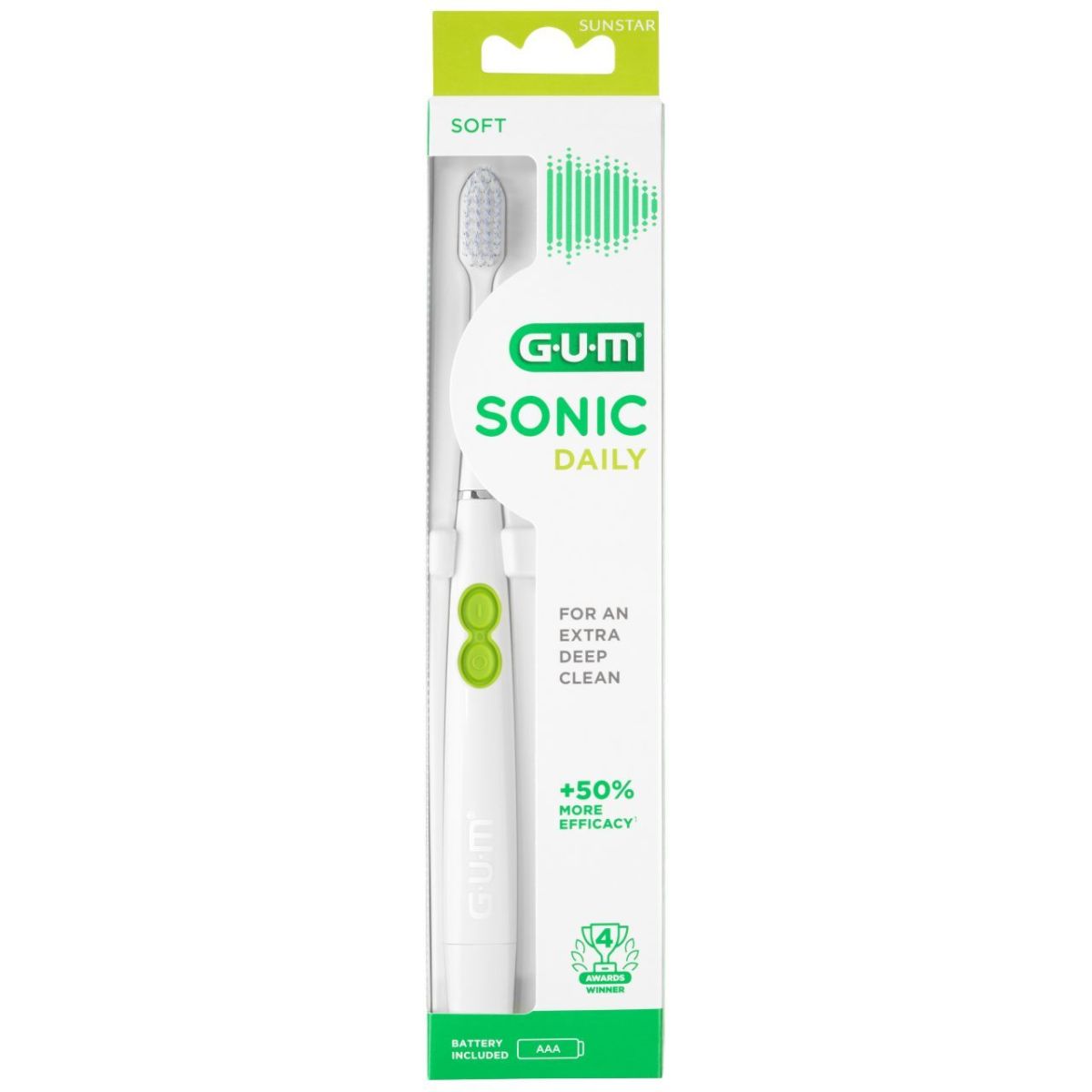 GUM ELEKTRILINE HAMBAHARI SONIC DAILY VALGE N1 - Product Image