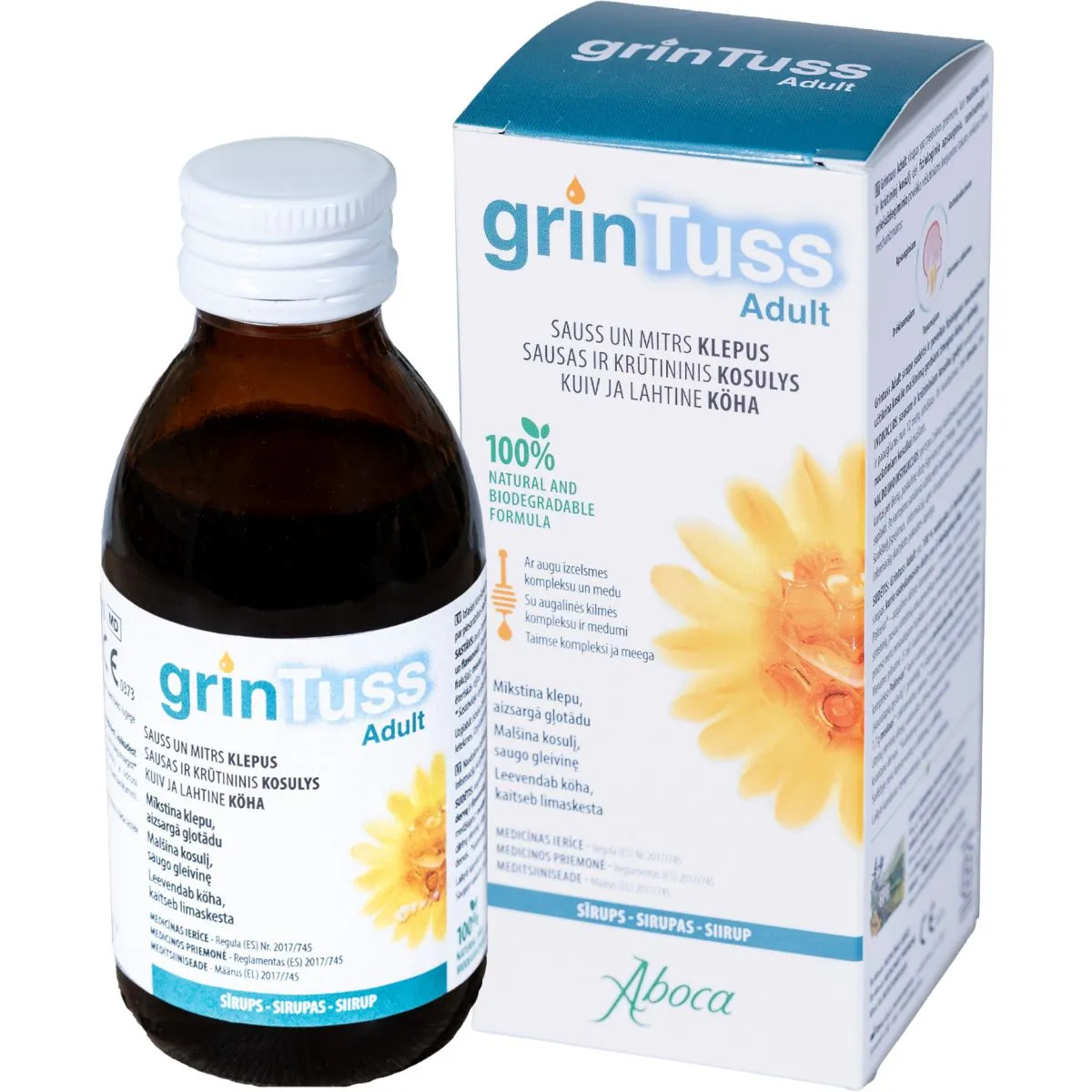 GRINTUSS ADULT SIIRUP 180G - Product Image