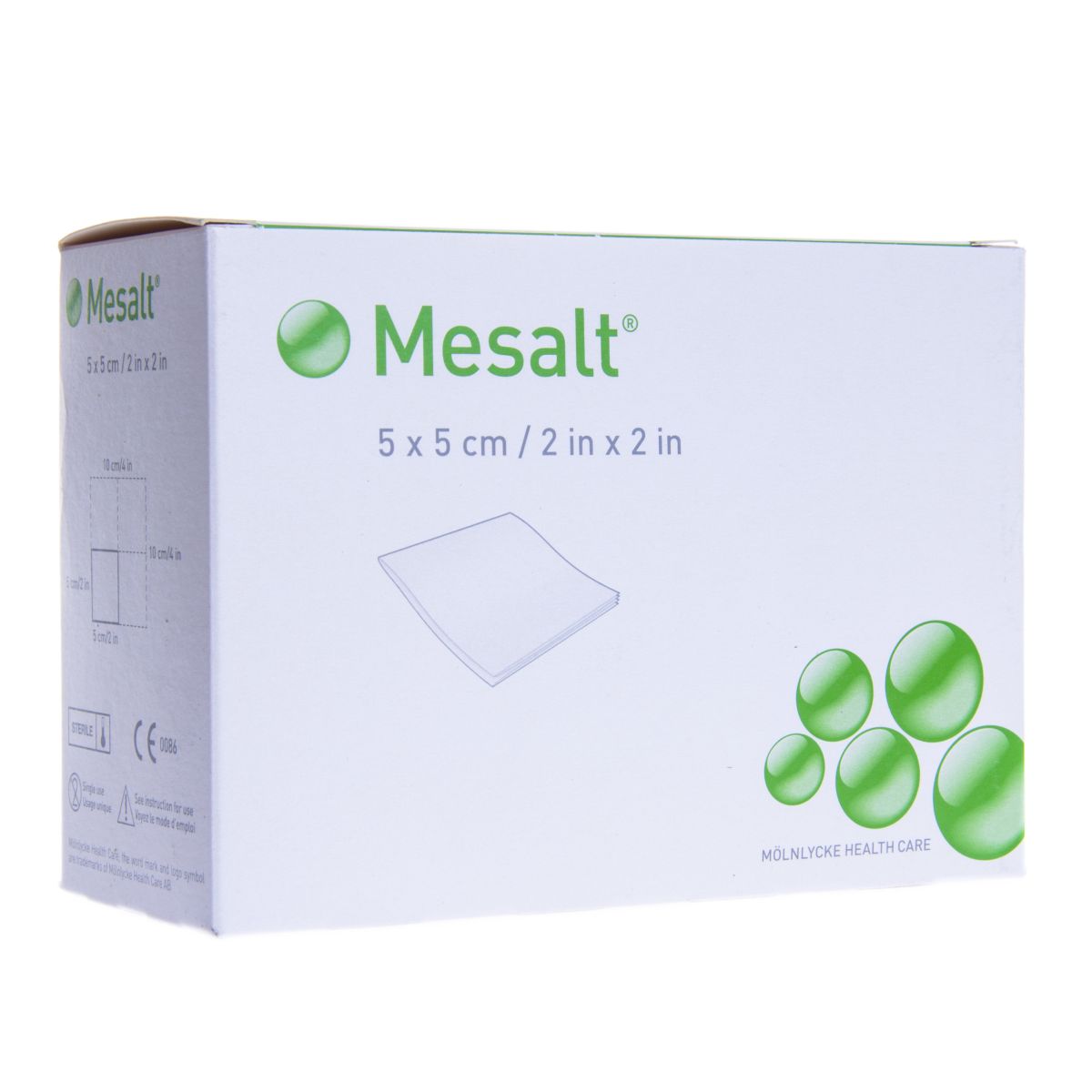 MESALT HAAVATAMPOON NAATRIUMKLORIIDIGA 5X5CM N30 - Product Image