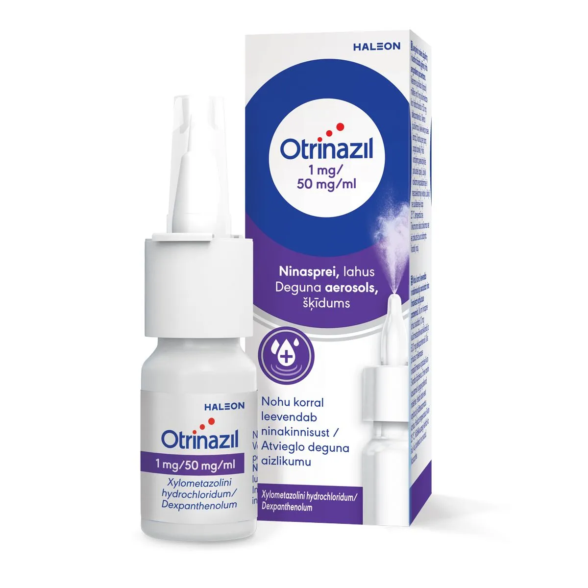 OTRINAZIL NINASPREI 1MG+50MG/ML 10ML N1 - Product Image 1