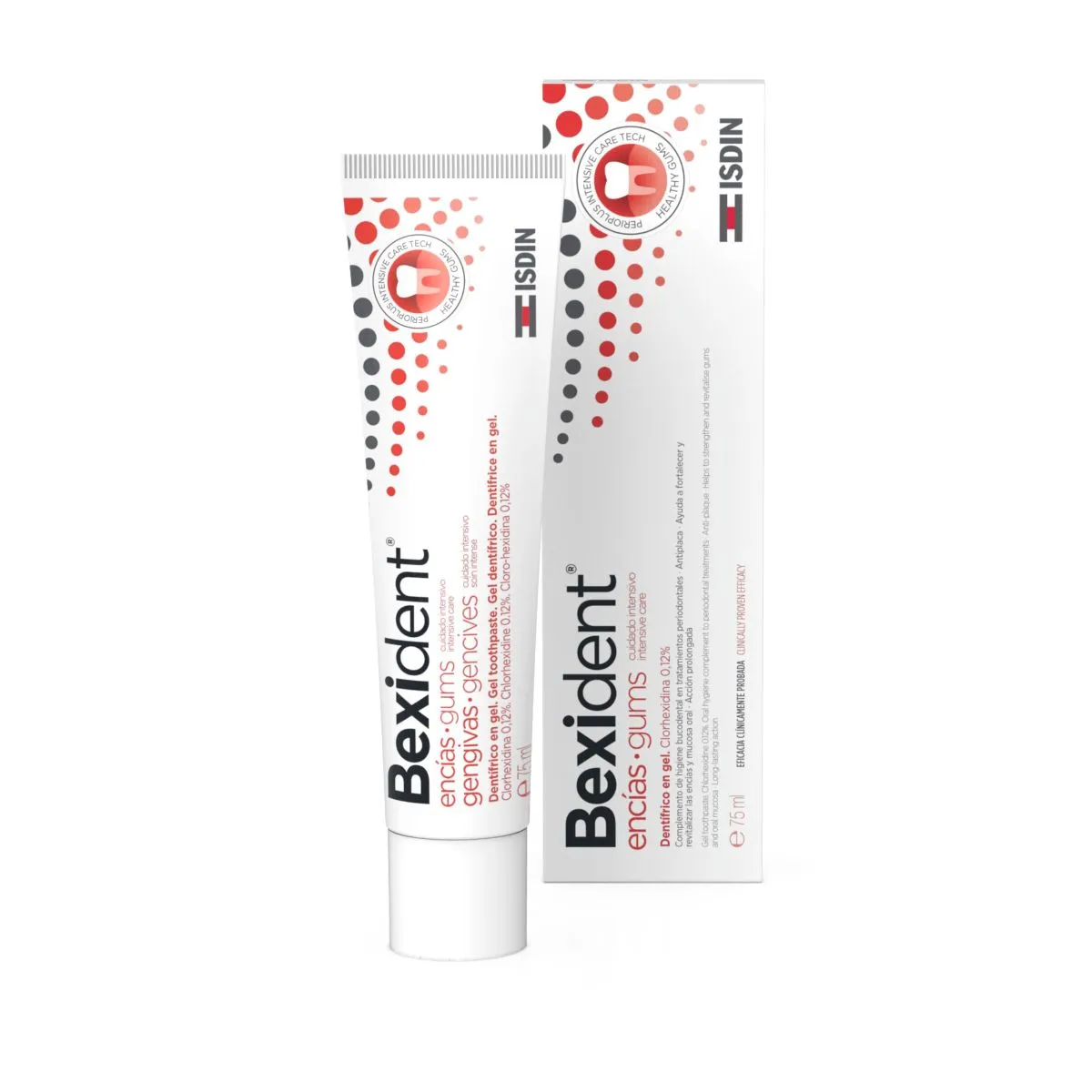 ISDIN BEXIDENT GEELHAMBAPASTA 0,12% KLOORHEKSIDIINIGA 75ML - Product Image