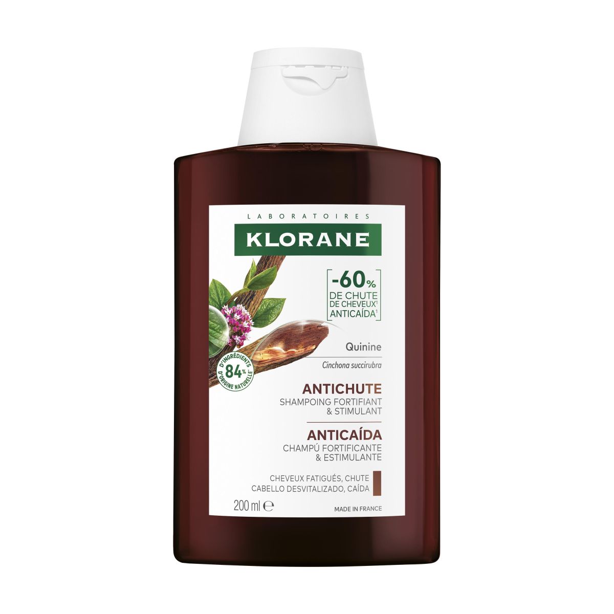KLORANE SHAMPOON HINIINI EKSTRAKTIGA 200ML - Product Image