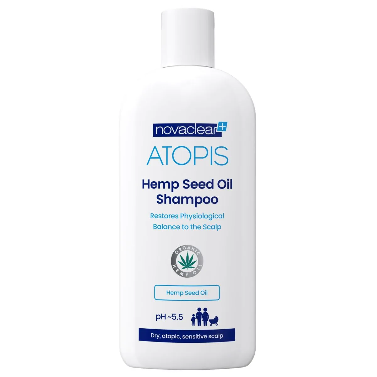 NOVACLEAR ATOPIS SHAMPOON ORGAANILISE KANEPISEEMNEÕLI 250ML - Product Image