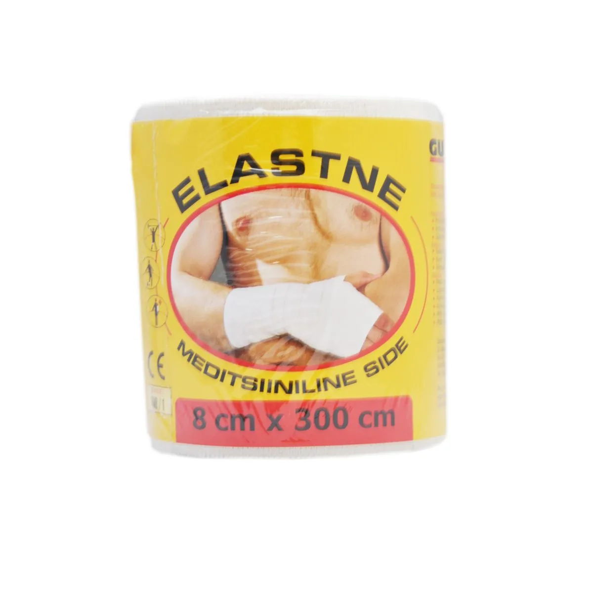 ELASTIKSIDE GUMTERAS  8CMX3M (KINNITUSKLAMBRIGA) - Product Image