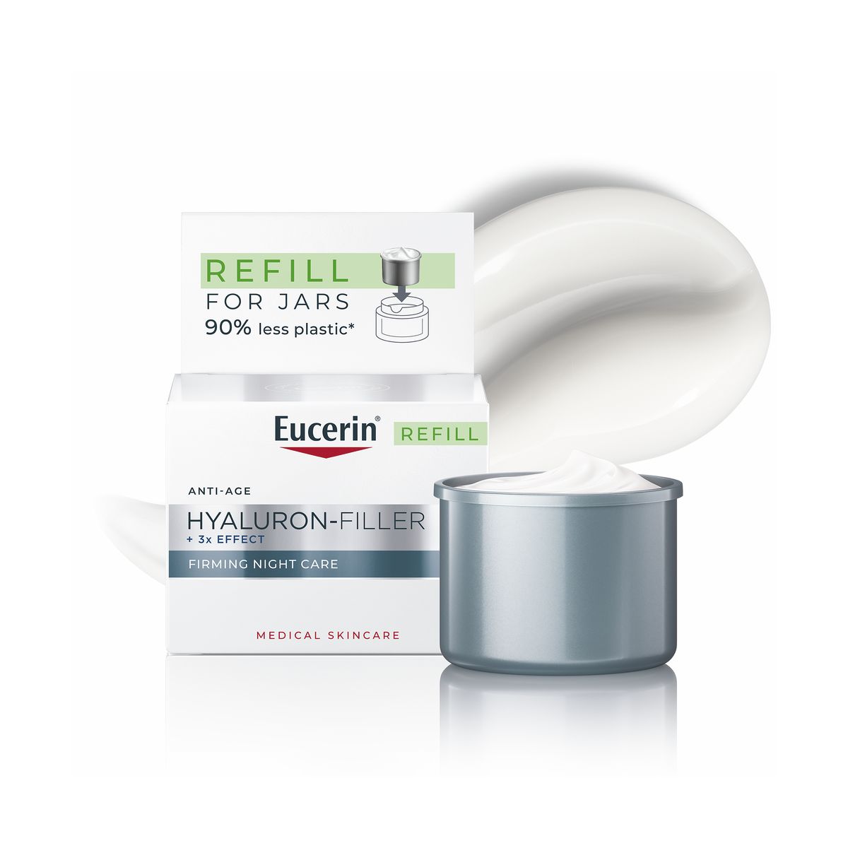 EUCERIN HYALURON-FILLER ÖÖKREEM TÄITEPAKK 50ML - Product Image