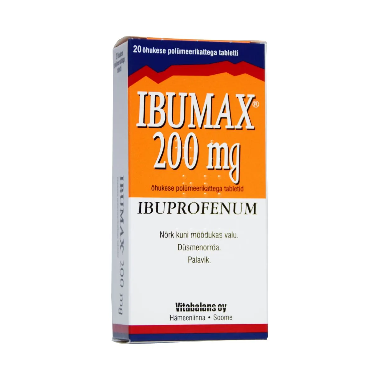 IBUMAX TBL 200MG N20 - Product Image