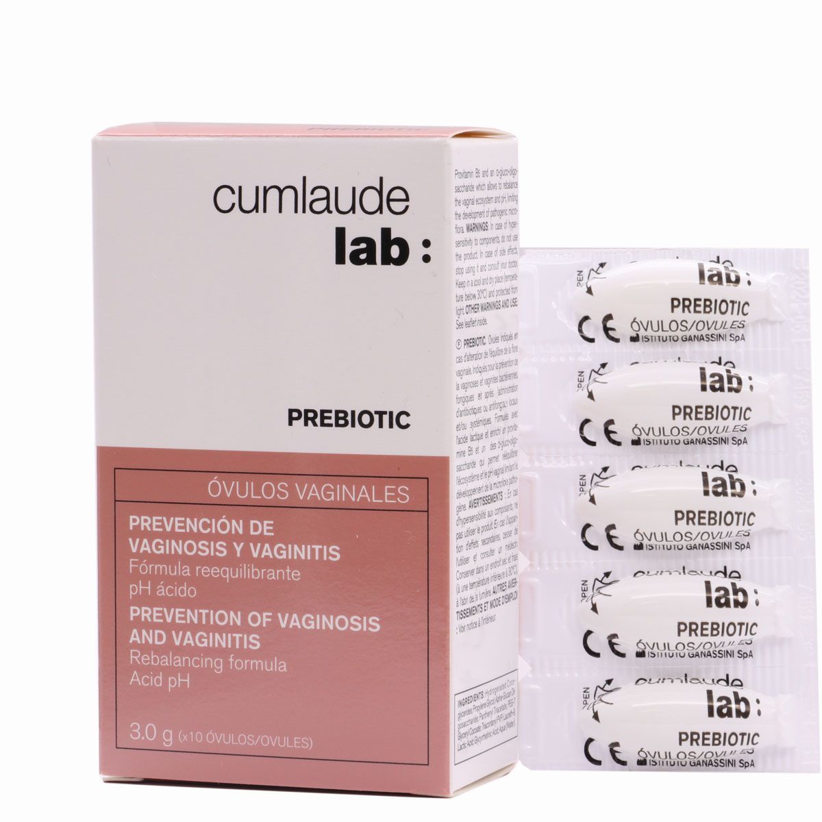CUMLAUDE VAGINAALSED OOVULID PREBIOOTILISED 3G N10 - Product Image