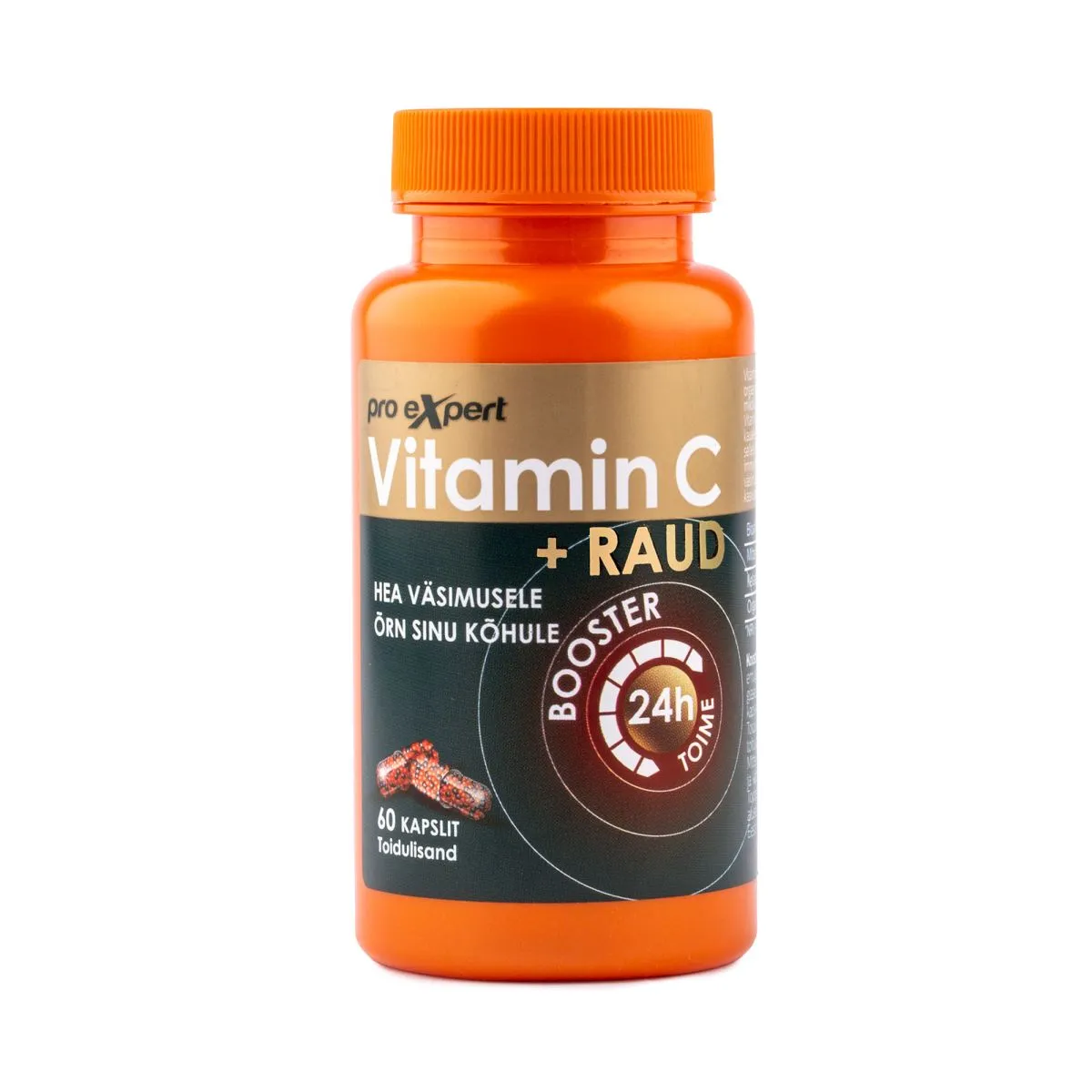 VITAMIN C PRO EXPERT+RAUD BOOSTER KAPSLID N60 - Product Image