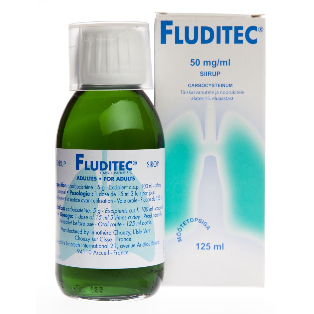 FLUDITEC SIR 50MG/ML 125ML - Product Image