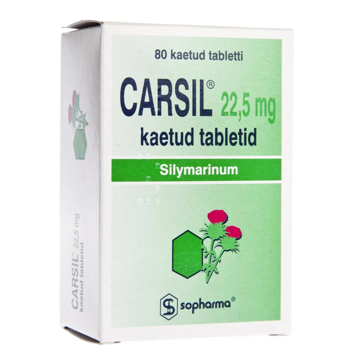 CARSIL KAETUD TBL 22,5MG N80 - Product Image