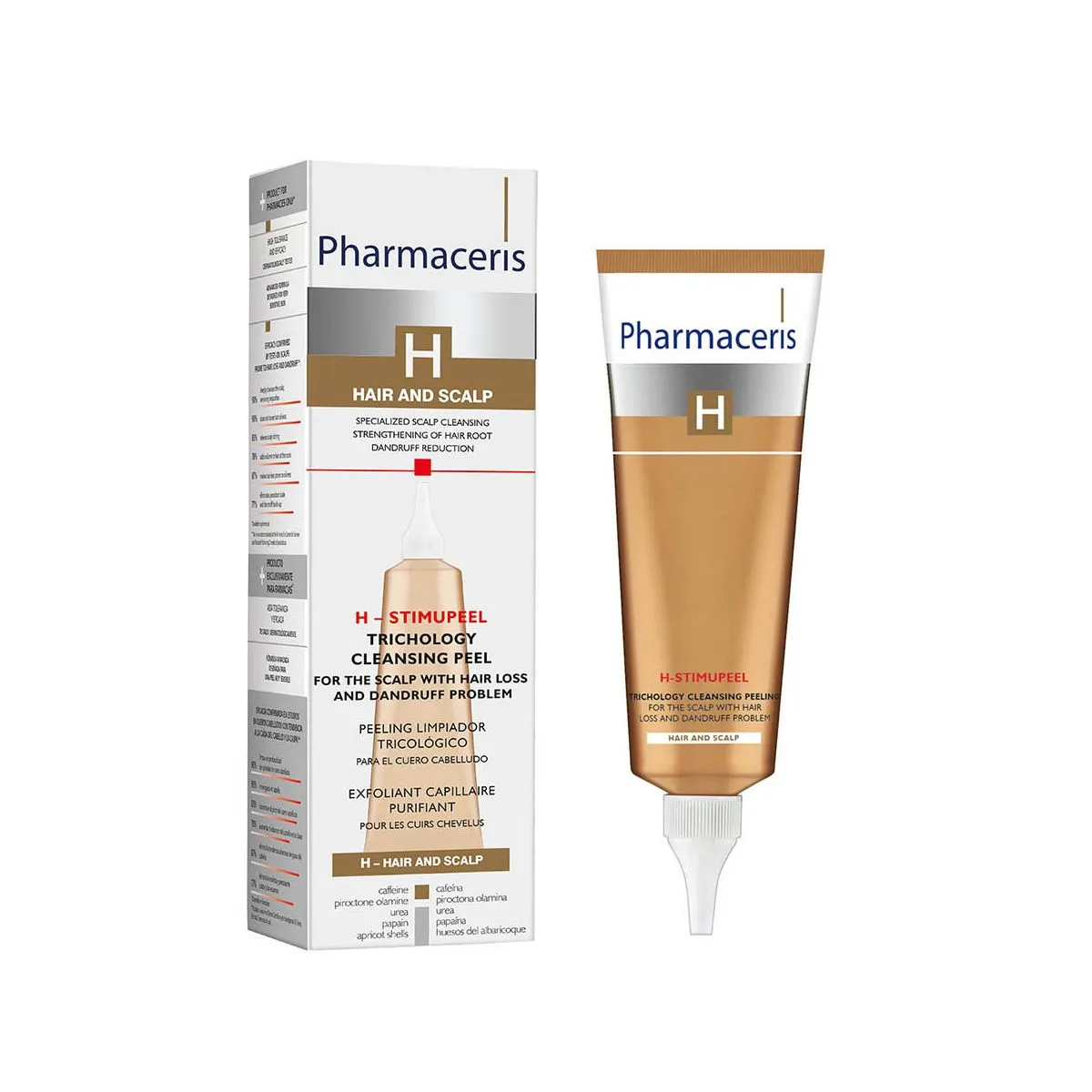 PHARMACERIS H STIMUPEEL KOORIJA PEANAHALE PUHASTAV 125ML - Product Image