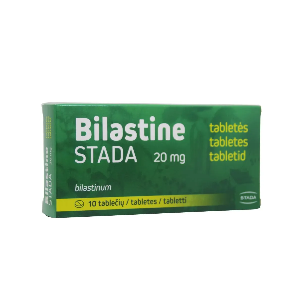 BILASTINE STADA TBL 20MG N10 - Product Image