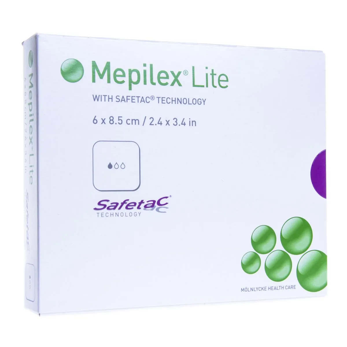 MEPILEX LITE SILIKOONHAAVAPADI STERIILNE 6X8,5CM N5 - Product Image