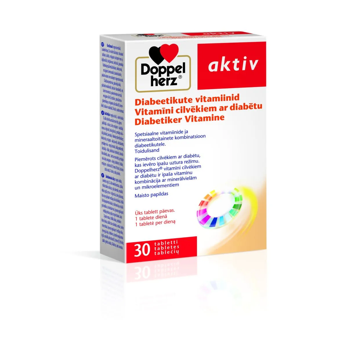 DOPPELHERZ AKTIV DIABEETIKUTE VITAMIINID TBL N30 - Product Image